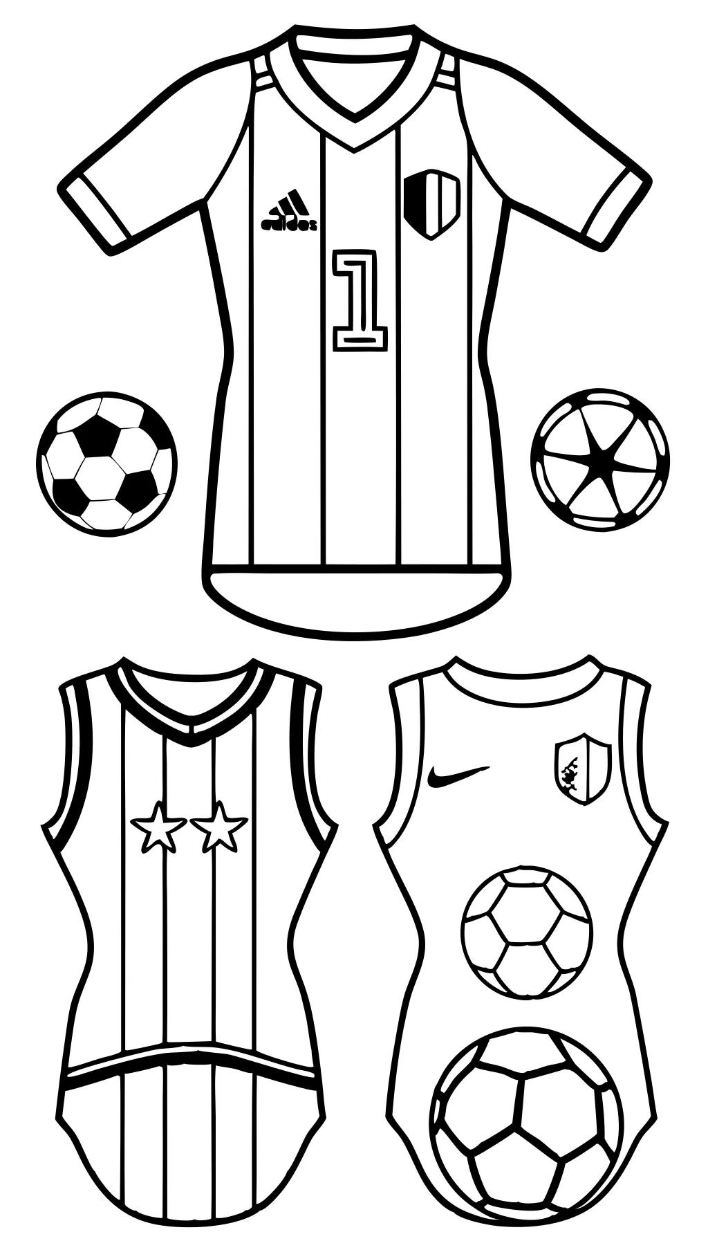 Página para colorear de Jersey